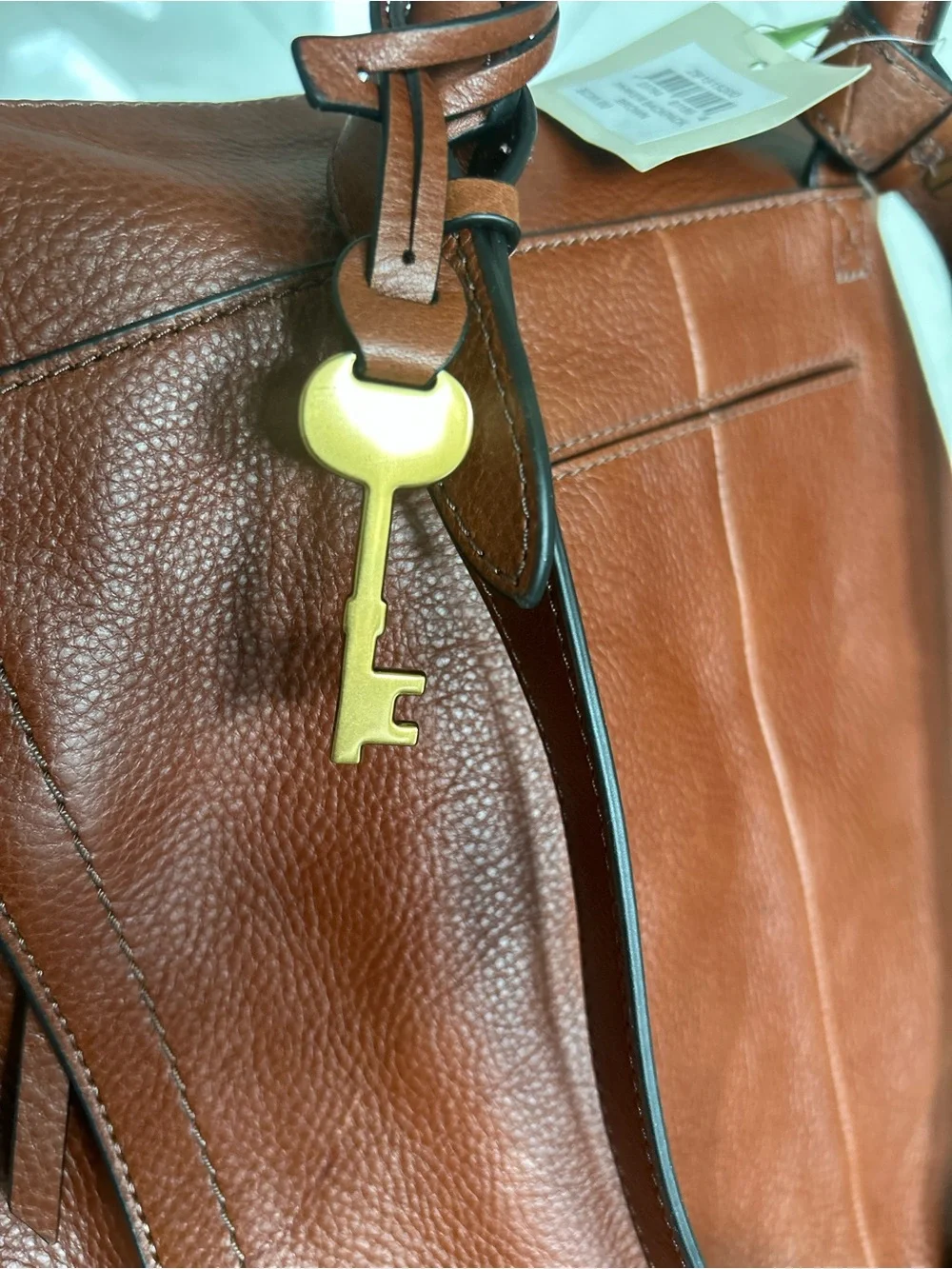 NWT Fossil Convertible Leather Parker Backpack
